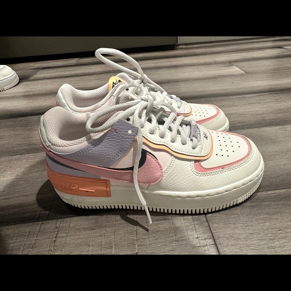 Nike Air Force 1 Shadow Orange Obsidian/Pink